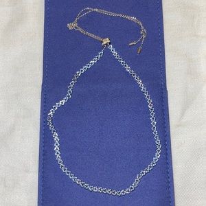 Dark blue sparkly choker APM Monaco